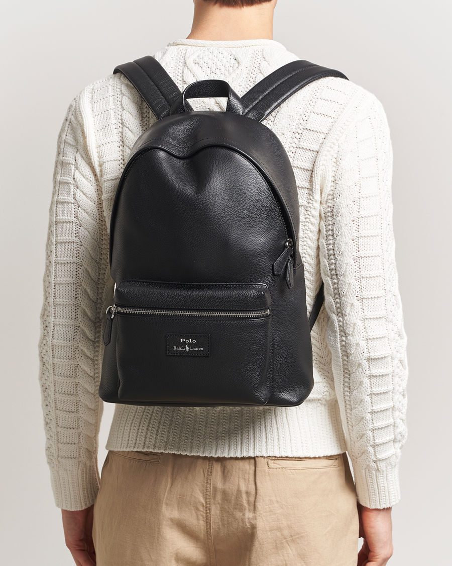 Hombres | Bolsos | Polo Ralph Lauren | Polo Ralph LaurenPebble Leather BackpackBlack