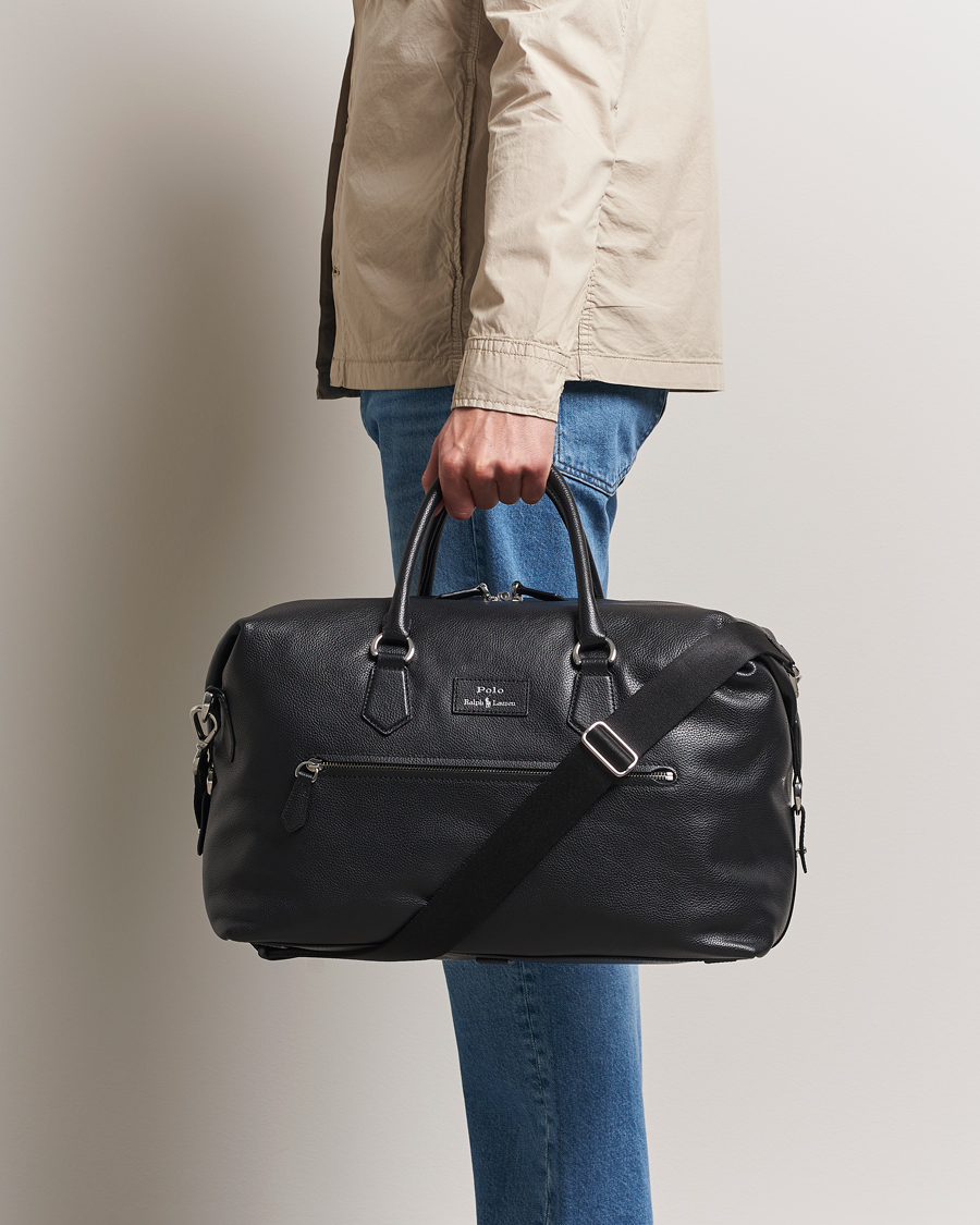 Hombres | Bolsos | Polo Ralph Lauren | Polo Ralph LaurenPebble Leather Duffle BagBlack