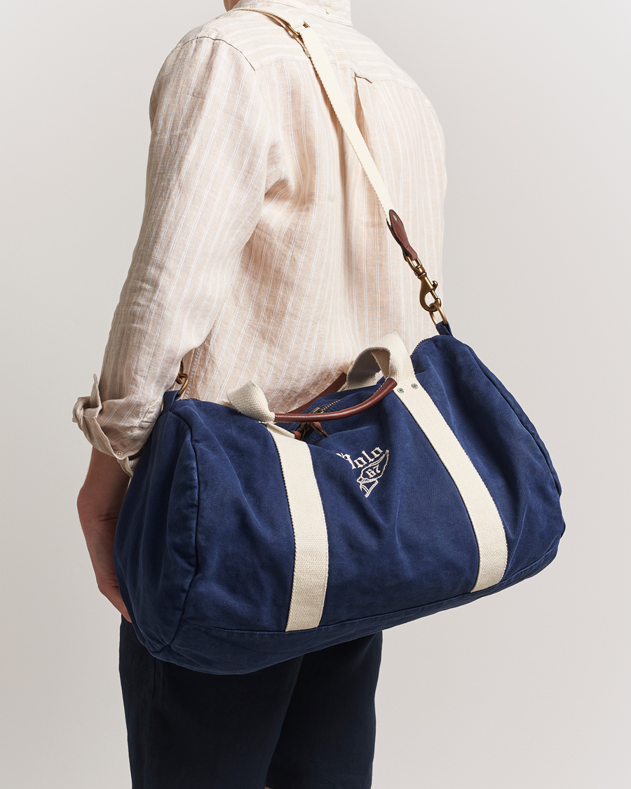 Hombres | Polo Ralph Lauren Canvas Duffle Bag Spring Navy | Polo Ralph Lauren | Canvas Duffle Bag Spring Navy