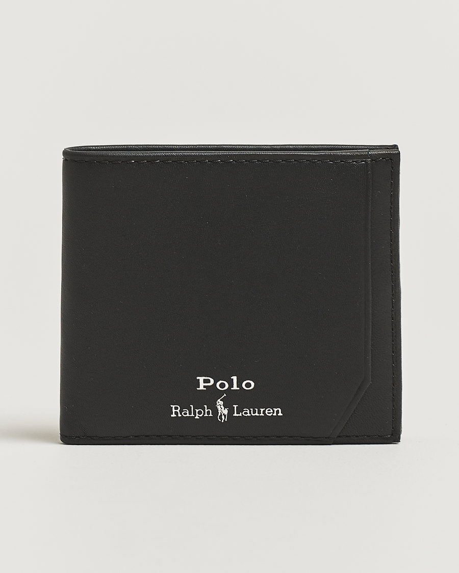 Hombres | Polo Ralph Lauren Wallet Smooth Leather Black | Polo Ralph Lauren | Wallet Smooth Leather Black