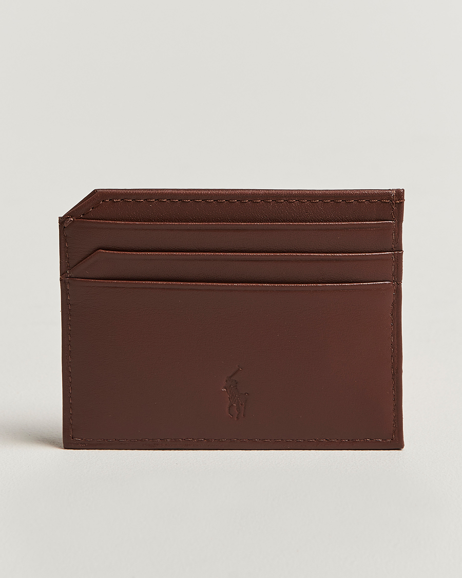 Hombres | Billeteras | Polo Ralph Lauren | Polo Ralph LaurenSmooth Leather Card CaseSaddle