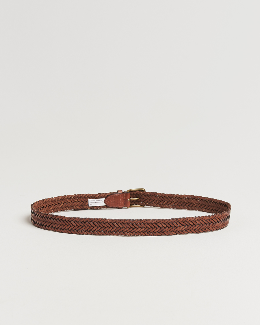 Hombres | Cinturones | Polo Ralph Lauren | Braided Leather Belt Polo Saddle