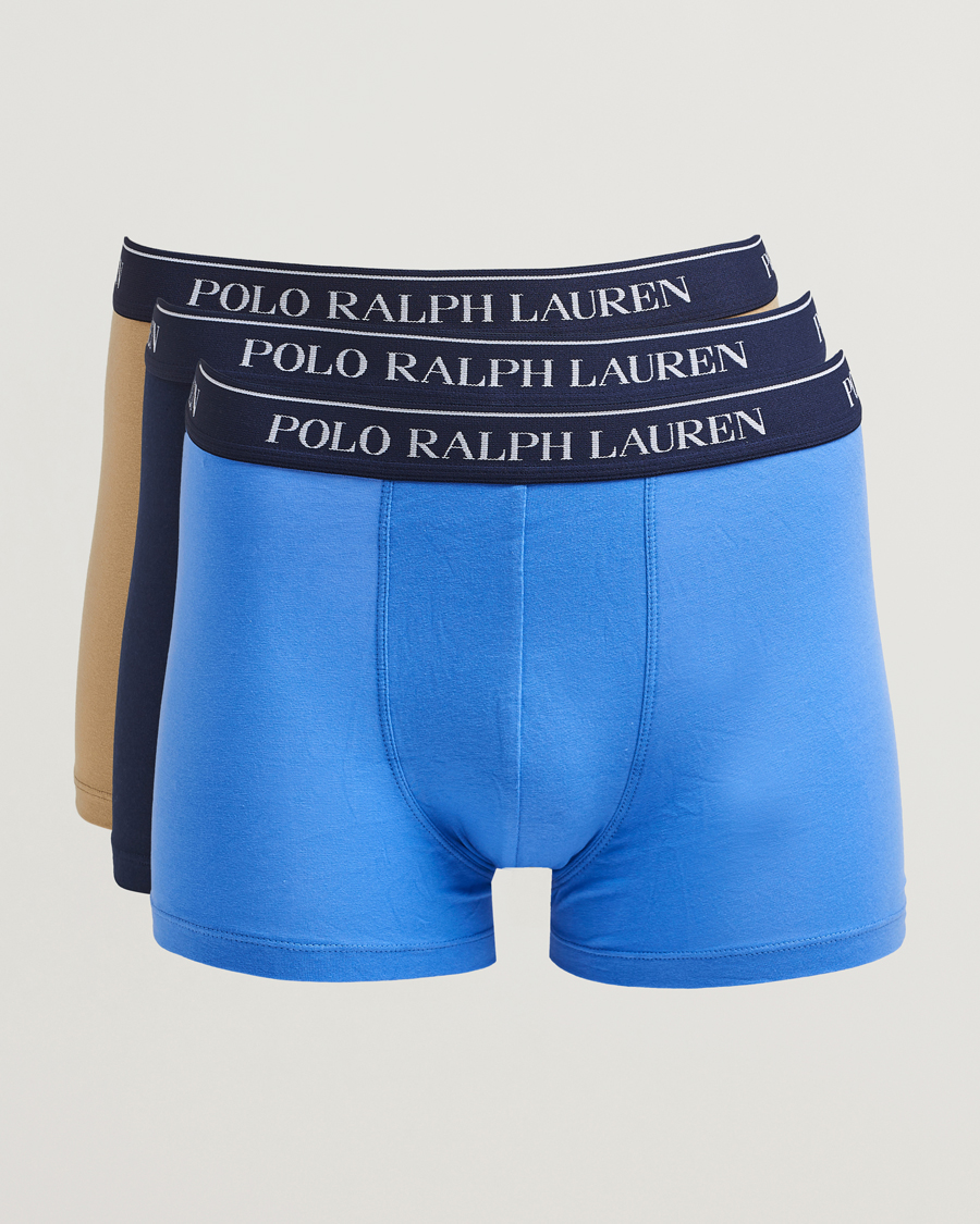 Hombres | Ropa interior y calcetines | Polo Ralph Lauren | 3-Pack Trunk Navy/Blue/Khaki