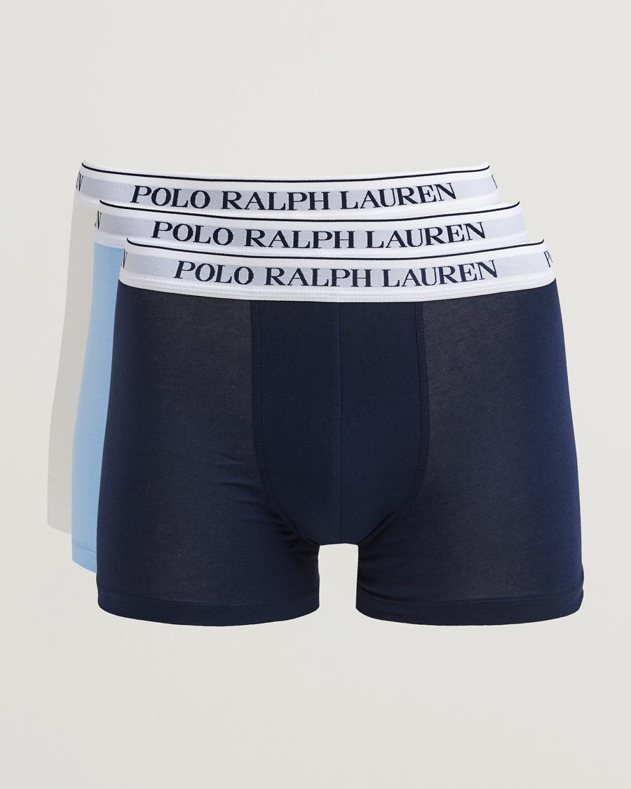 Hombres | Ropa interior y calcetines | Polo Ralph Lauren | 3-Pack Trunk Navy/Blue/White