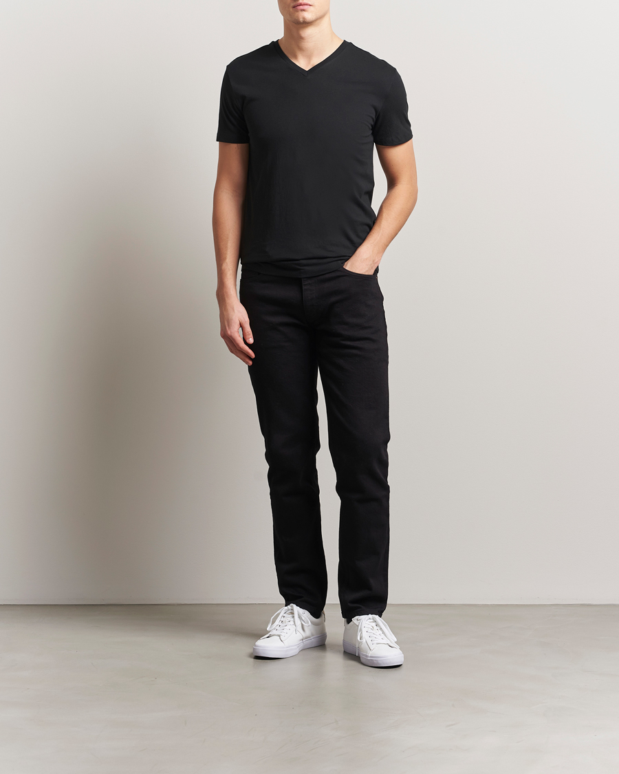 Hombres | Camisetas | Polo Ralph Lauren | 3-Pack V Neck T-Shirt White/Grey/Black