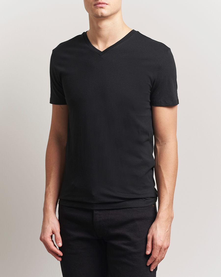 Hombres | Camisetas | Polo Ralph Lauren | 3-Pack V Neck T-Shirt White/Grey/Black