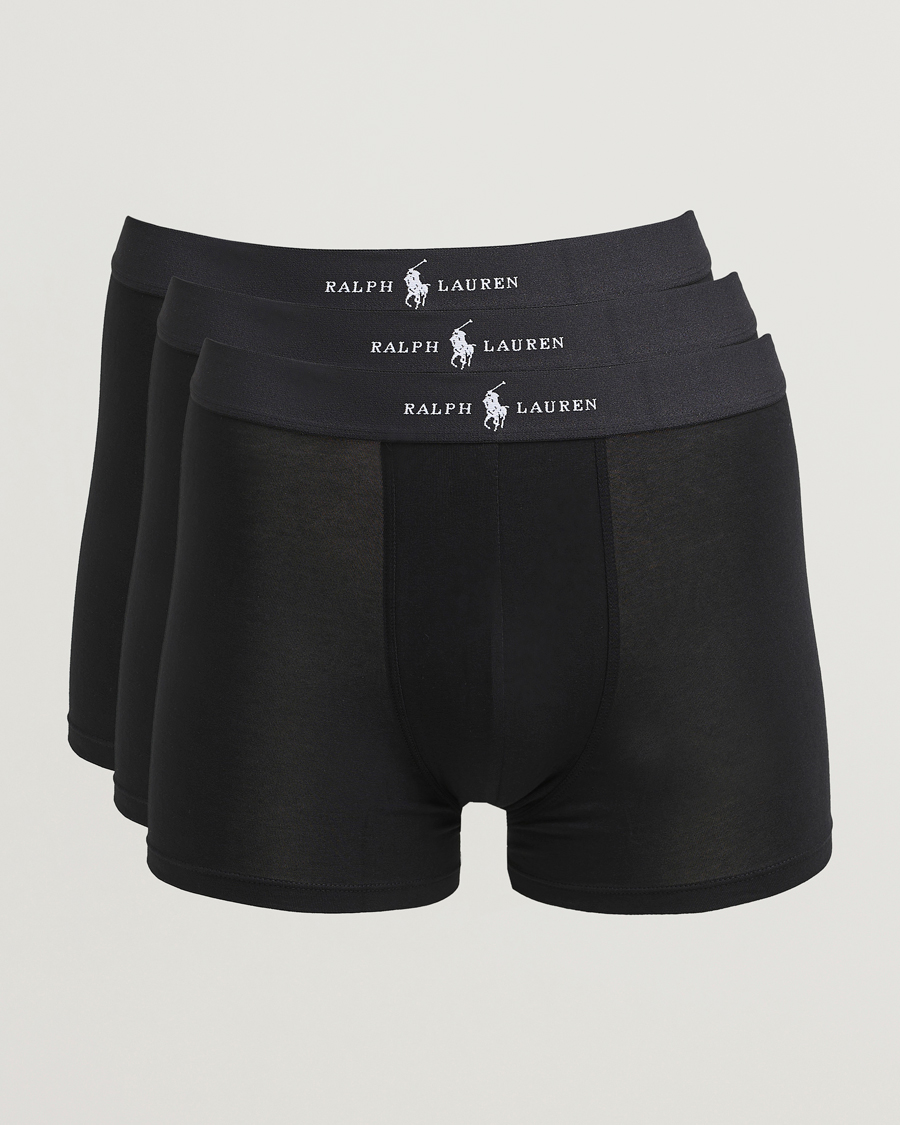 Hombres | Ropa interior y calcetines | Polo Ralph Lauren | 3-Pack Trunk Black