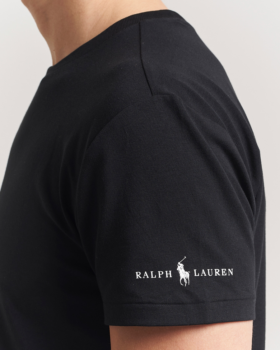 Hombres | Camisetas | Polo Ralph Lauren | 3-Pack Crew Neck T-Shirt Black