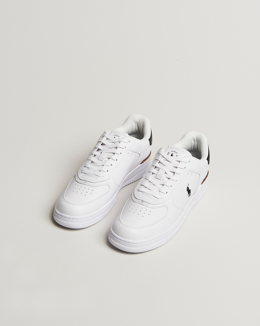 Hombres | Zapatillas | Polo Ralph Lauren | Masters Court Sneakers White/Black