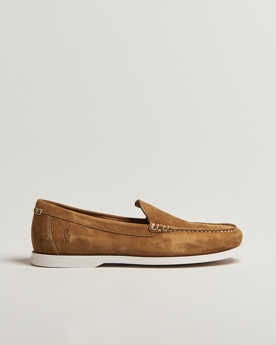 Hombres | Polo Ralph Lauren Merton Suede Loafer Desert Tan | Polo Ralph Lauren | Merton Suede Loafer Desert Tan