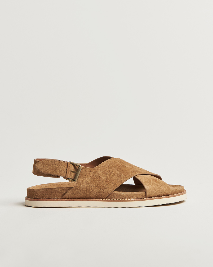 Hombres | Polo Ralph Lauren Zane Suede Sandals Desert Tan | Polo Ralph Lauren | Zane Suede Sandals Desert Tan