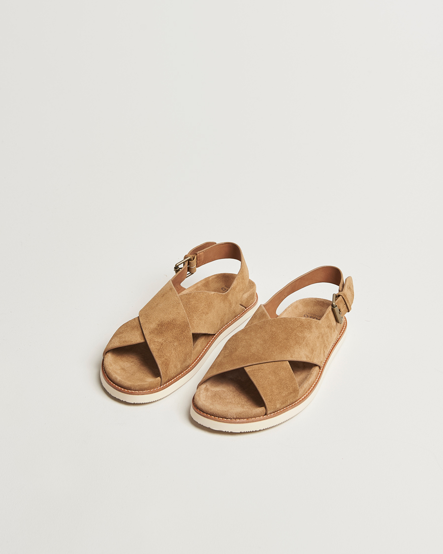 Hombres | Polo Ralph Lauren Zane Suede Sandals Desert Tan | Polo Ralph Lauren | Zane Suede Sandals Desert Tan
