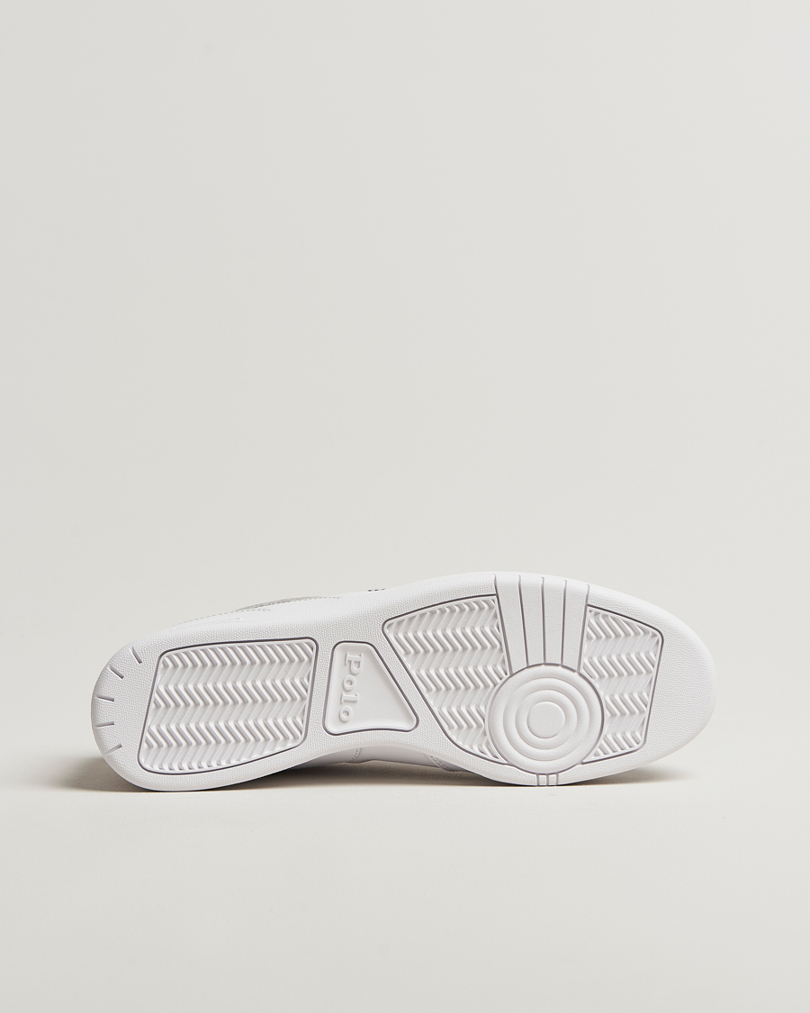 Hombres | Polo Ralph Lauren Polo Court Leather Sneaker White | Polo Ralph Lauren | Polo Court Leather Sneaker White