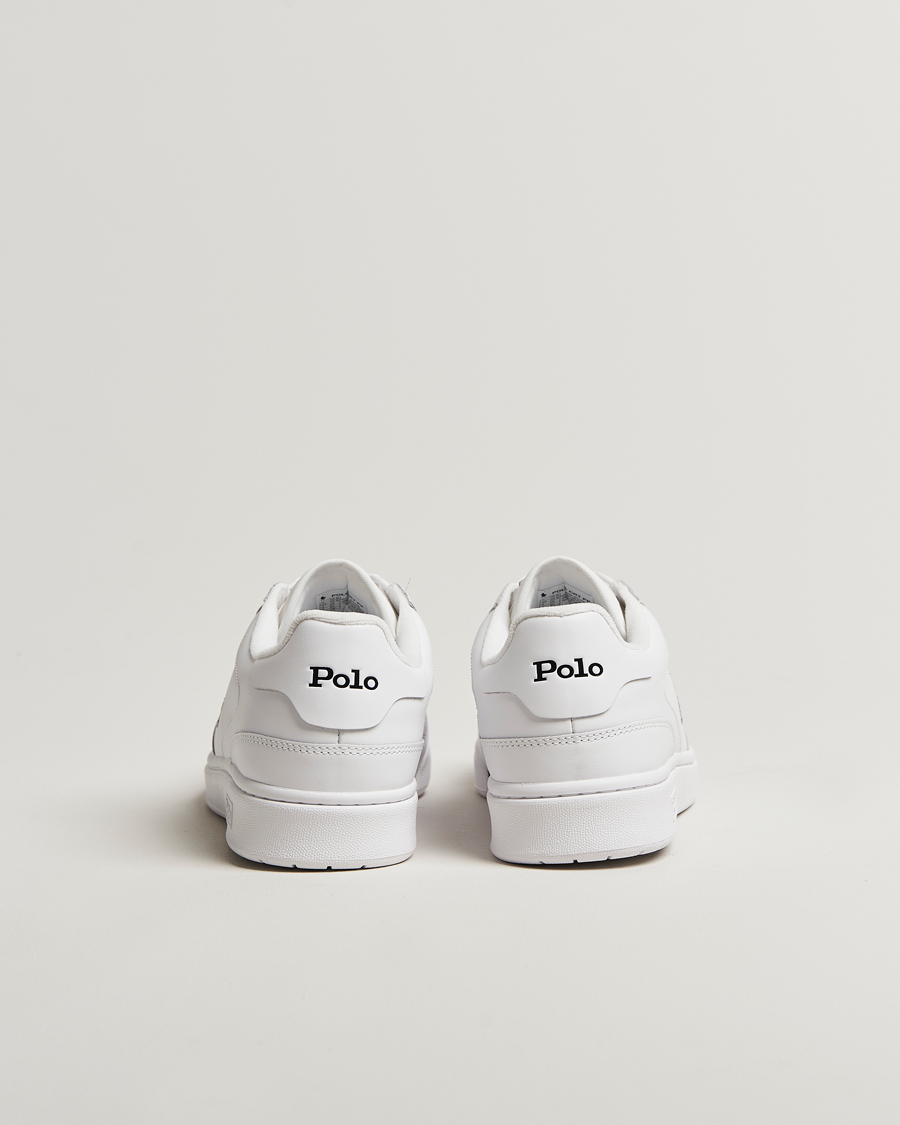 Hombres | Polo Ralph Lauren Polo Court Leather Sneaker White | Polo Ralph Lauren | Polo Court Leather Sneaker White