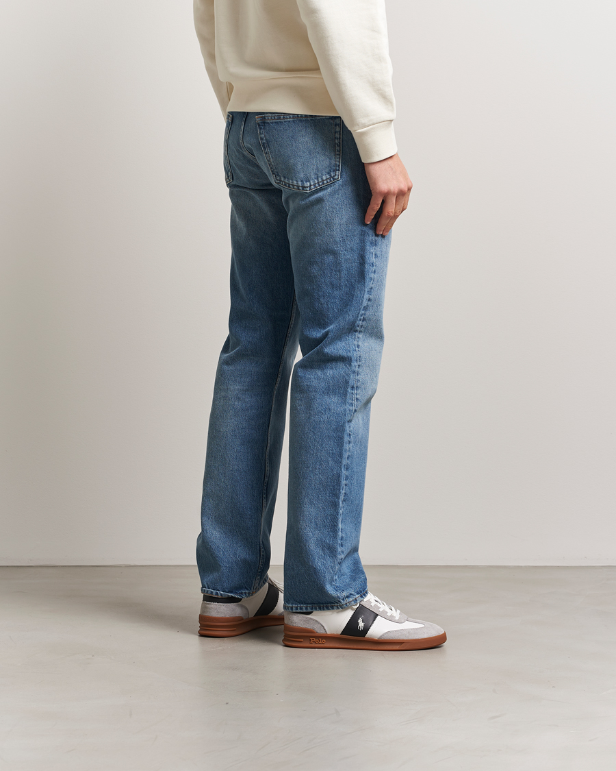 Hombres | Zapatillas | Polo Ralph Lauren | Aera Leather/Suede Sneaker White/Grey