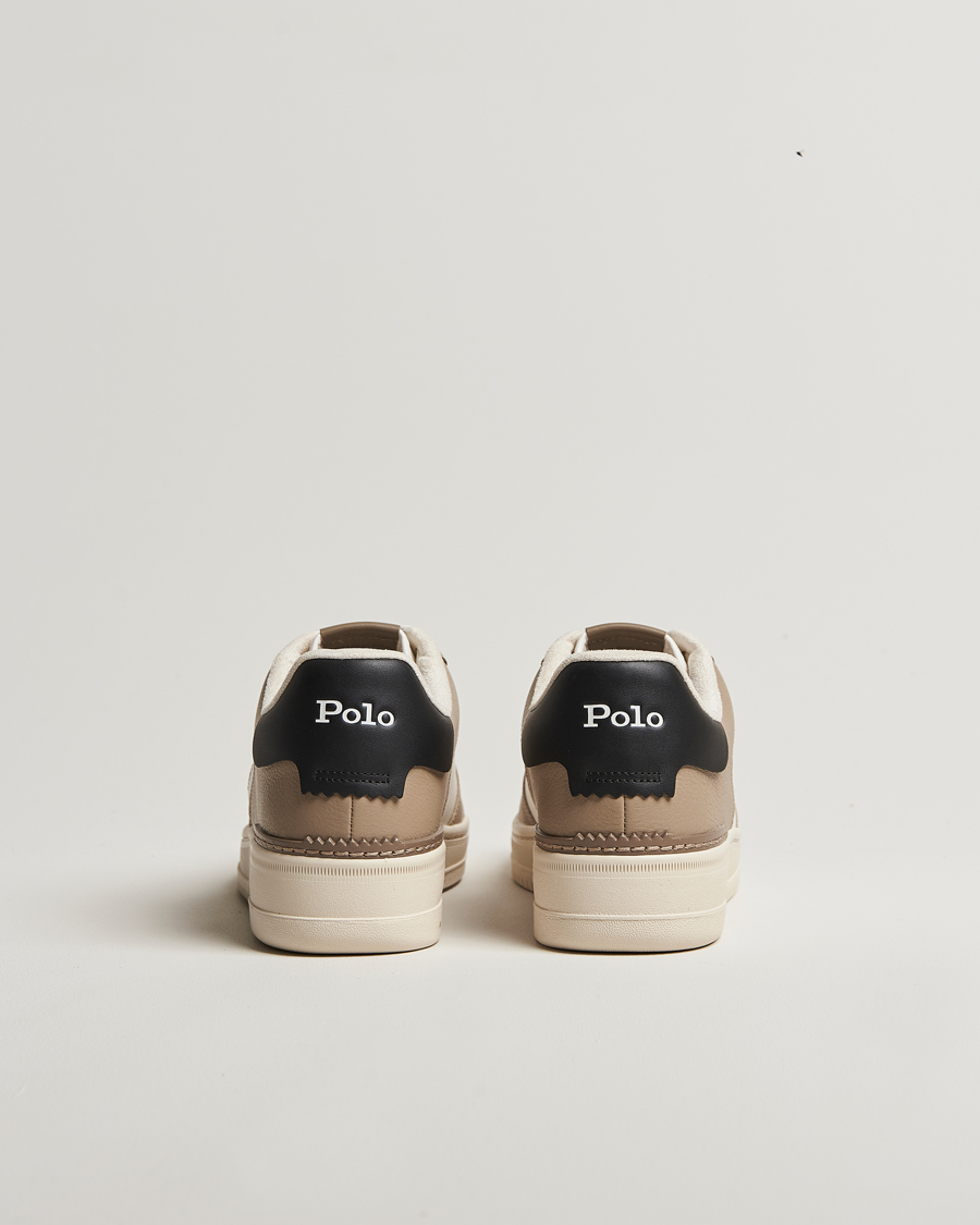 Hombres | Polo Ralph Lauren Masters Court Sneaker Tonal Milkshake | Polo Ralph Lauren | Masters Court Sneaker Tonal Milkshake