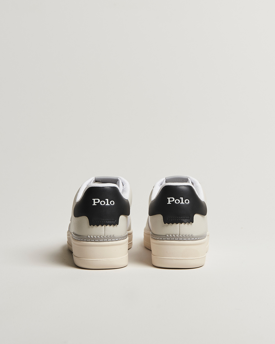 Hombres | Polo Ralph Lauren Masters Court Sneaker Tonal Bianco | Polo Ralph Lauren | Masters Court Sneaker Tonal Bianco
