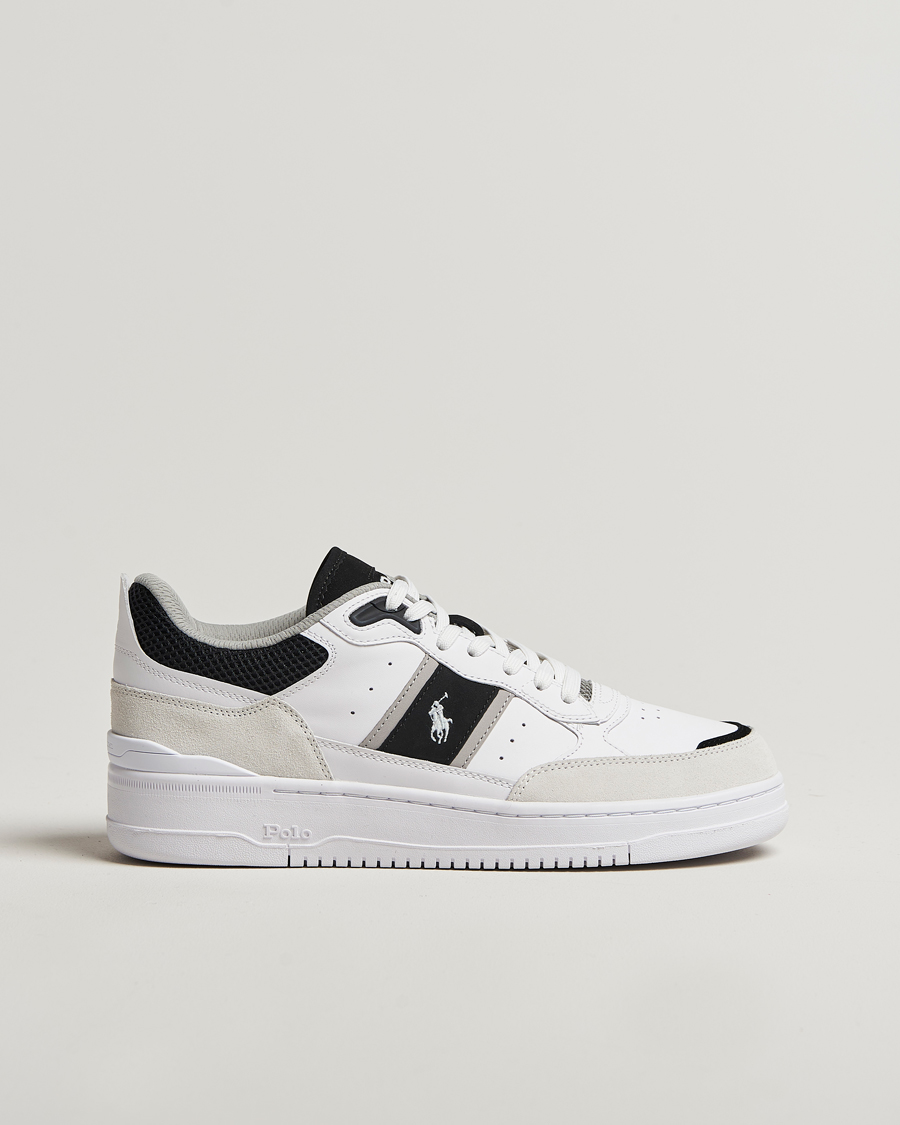Hombres | Polo Ralph Lauren Masters SP 125 Sneaker White/Black/Grey | Polo Ralph Lauren | Masters SP 125 Sneaker White/Black/Grey