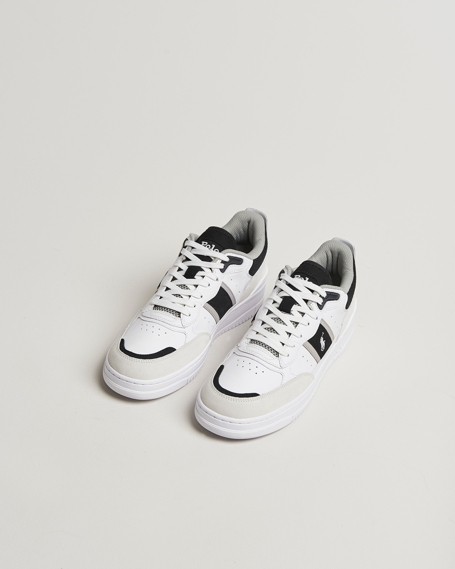Hombres | Polo Ralph Lauren Masters SP 125 Sneaker White/Black/Grey | Polo Ralph Lauren | Masters SP 125 Sneaker White/Black/Grey