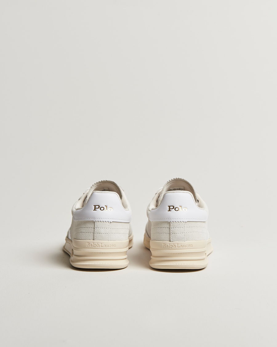 Hombres | Polo Ralph Lauren Aera Suede Sneaker Bianco/White | Polo Ralph Lauren | Aera Suede Sneaker Bianco/White