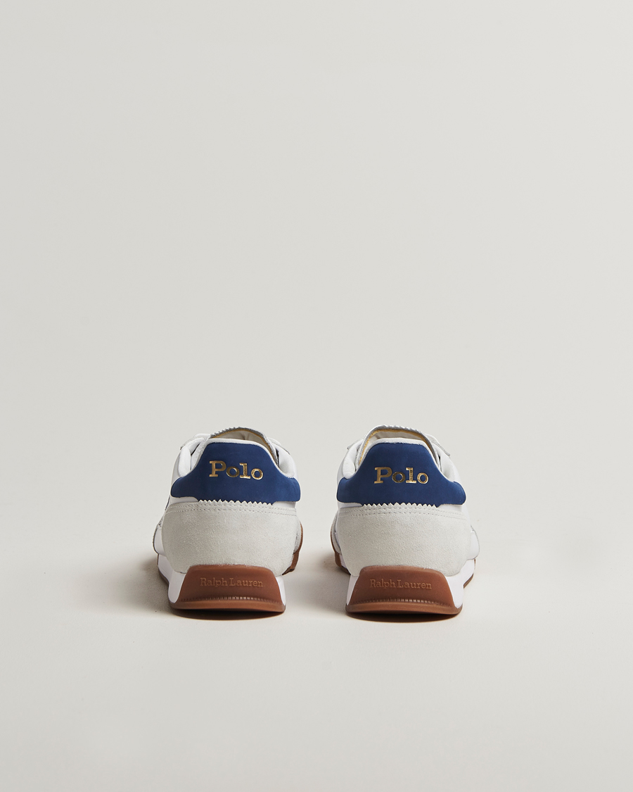 Hombres | Polo Ralph Lauren Heritage Trac Sneaker White/Navy | Polo Ralph Lauren | Heritage Trac Sneaker White/Navy