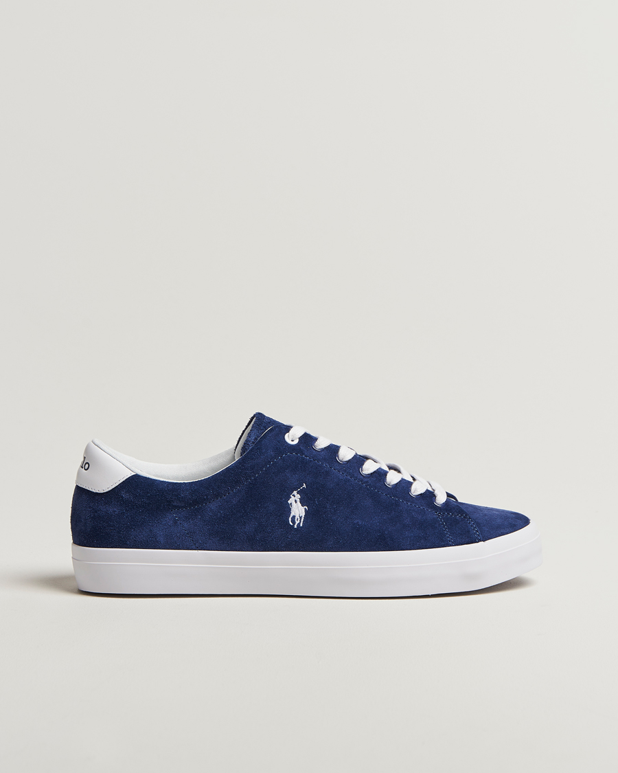 Hombres | Polo Ralph Lauren Longwood Suede Sneaker Navy | Polo Ralph Lauren | Longwood Suede Sneaker Navy
