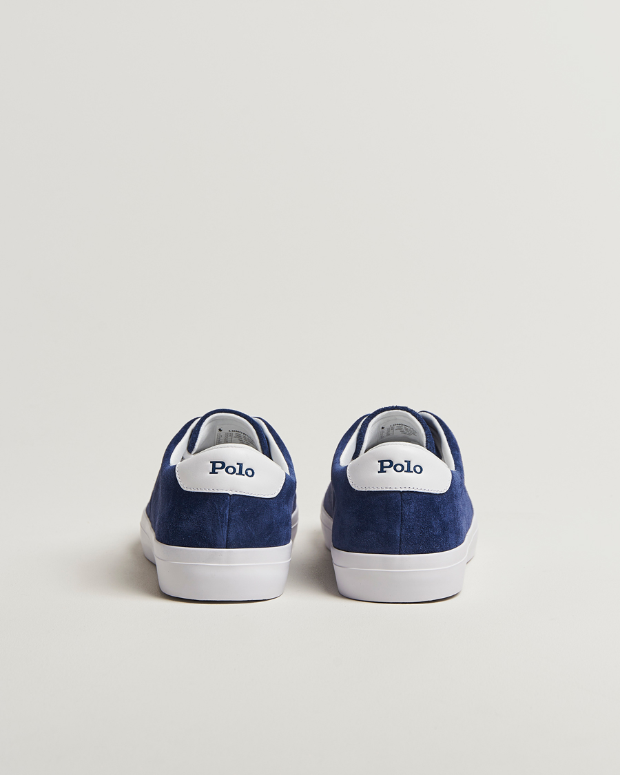 Hombres | Polo Ralph Lauren Longwood Suede Sneaker Navy | Polo Ralph Lauren | Longwood Suede Sneaker Navy