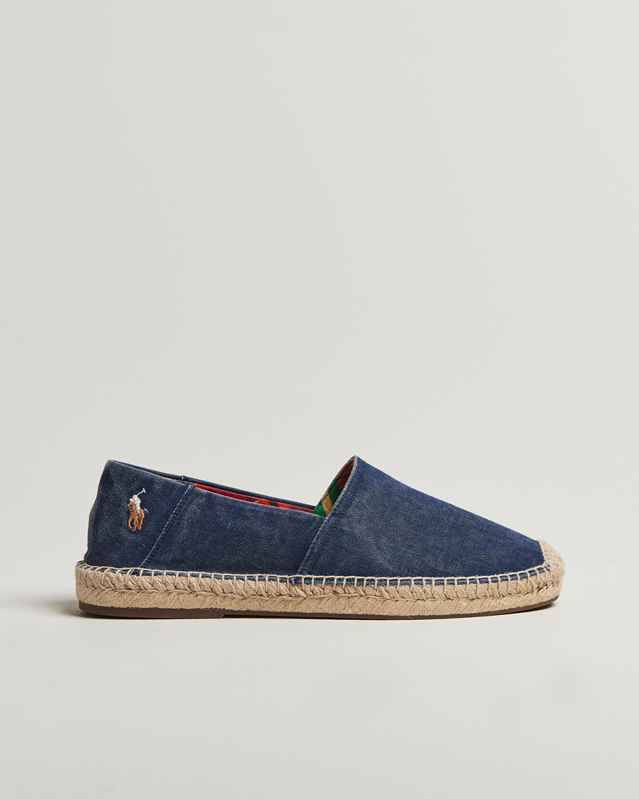 Hombres | Polo Ralph Lauren Cevio Washed Canvas Espadrilles Navy | Polo Ralph Lauren | Cevio Washed Canvas Espadrilles Navy