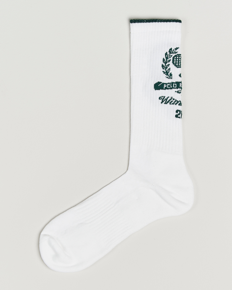 Hombres | Ropa interior y calcetines | Polo Ralph Lauren | Wimbledon Crew Cotton Socks White