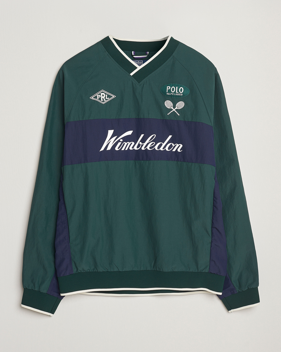 Hombres | Jerséis y prendas de punto | Polo Ralph Lauren | Wimbledon Tennis Pullover Moss Agate/Refined Navy