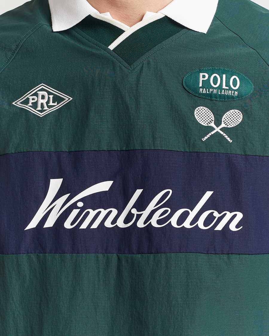 Hombres | Jerséis y prendas de punto | Polo Ralph Lauren | Wimbledon Tennis Pullover Moss Agate/Refined Navy