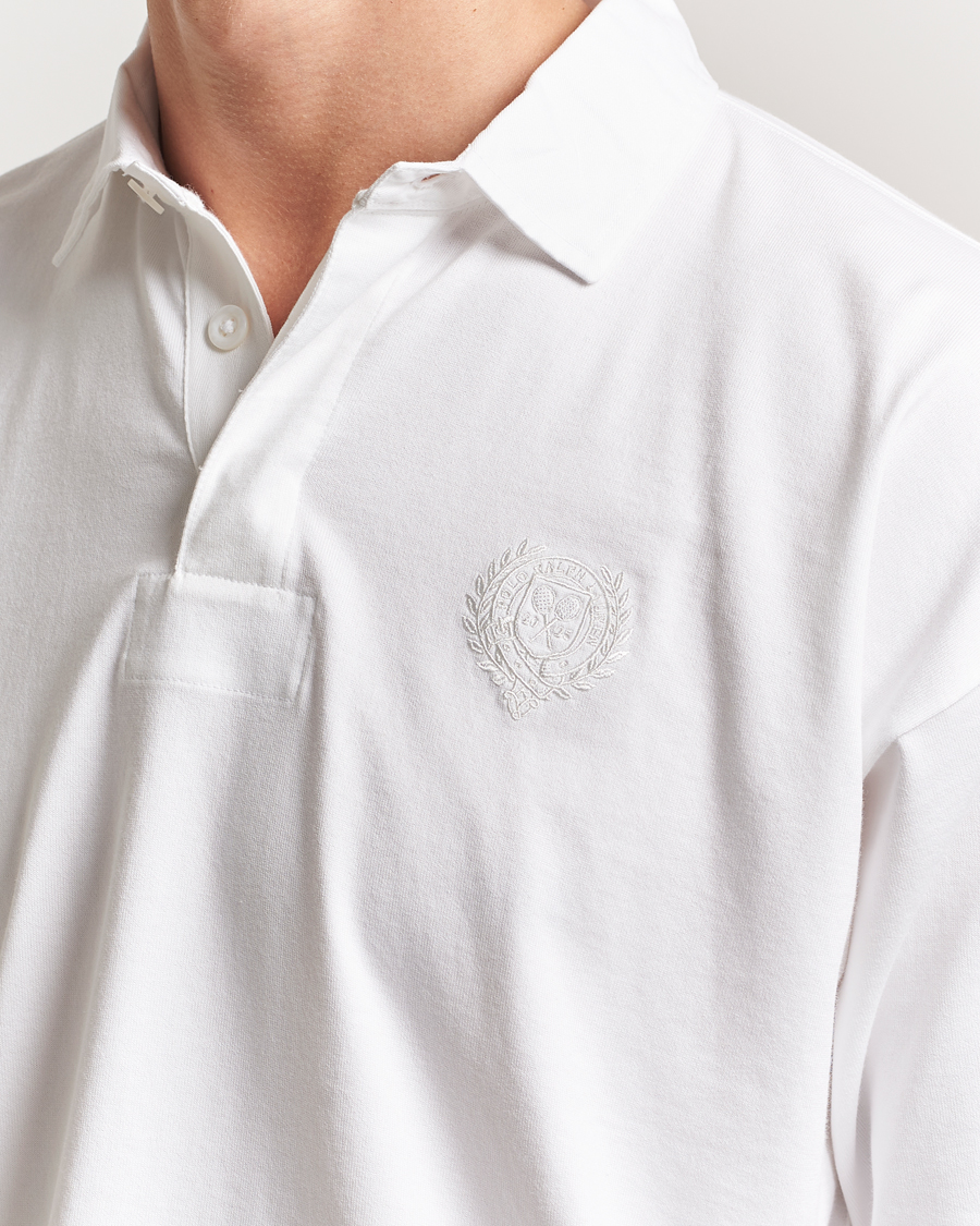 Hombres | Jerséis y prendas de punto | Polo Ralph Lauren | Wimbledon Long Sleeve Polo Ceramic White