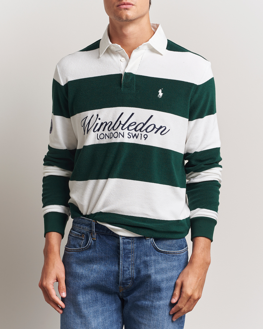 Hombres | Jerséis y prendas de punto | Polo Ralph Lauren | Wimbledon Rugby Moss Agate/White