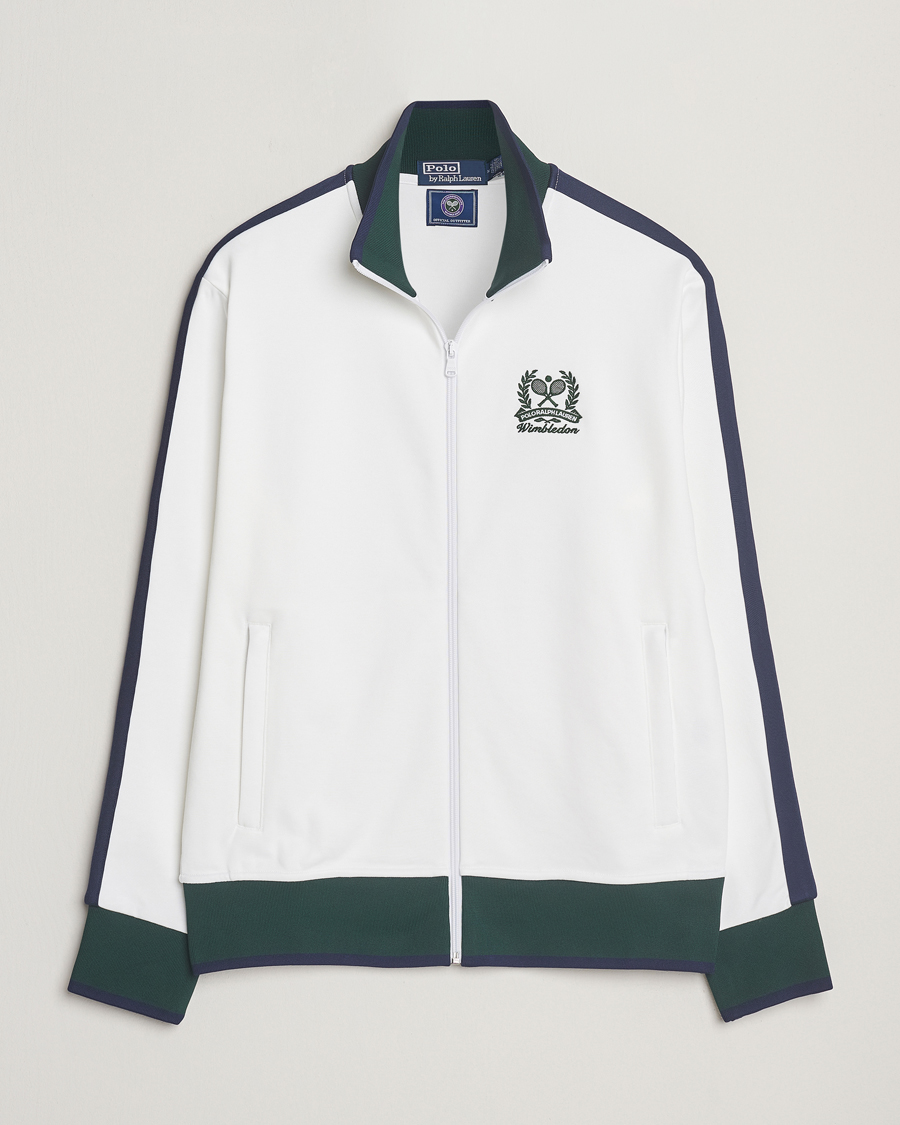Hombres | Jerséis y prendas de punto | Polo Ralph Lauren | Wimbledon Full-Zip Ceramic White