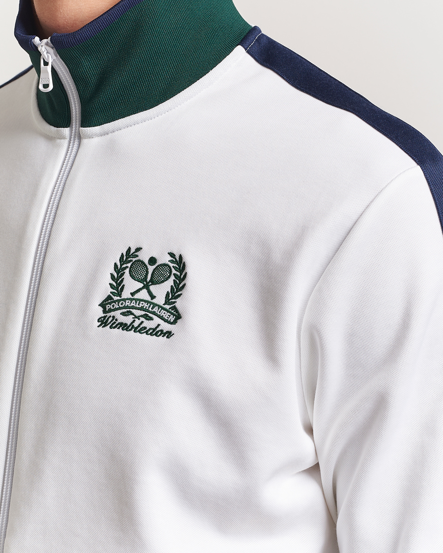 Hombres | Jerséis y prendas de punto | Polo Ralph Lauren | Wimbledon Full-Zip Ceramic White