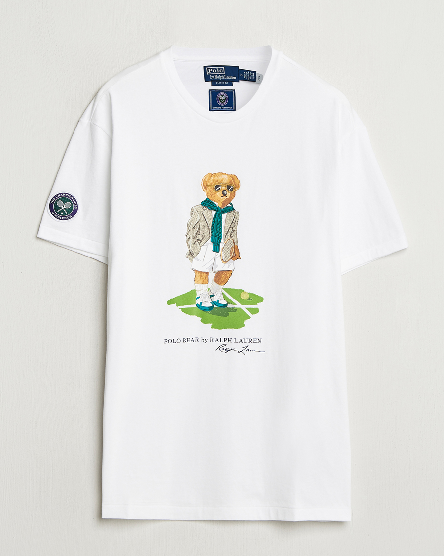Hombres | Camisetas | Polo Ralph Lauren | Wimbledon Bear T-Shirt Ceramic White