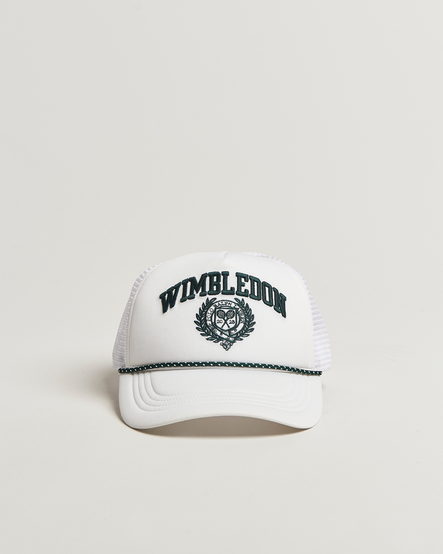 Hombres | Polo Ralph Lauren Wimbledon Trucker Cap White | Polo Ralph Lauren | Wimbledon Trucker Cap White