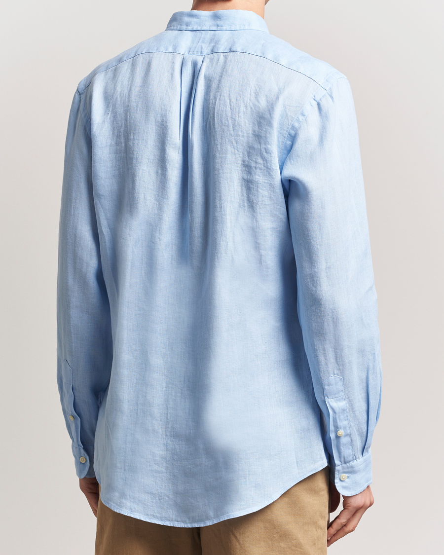 Hombres | Camisas | Polo Ralph Lauren | Slim Fit Linen Shirt Office Blue