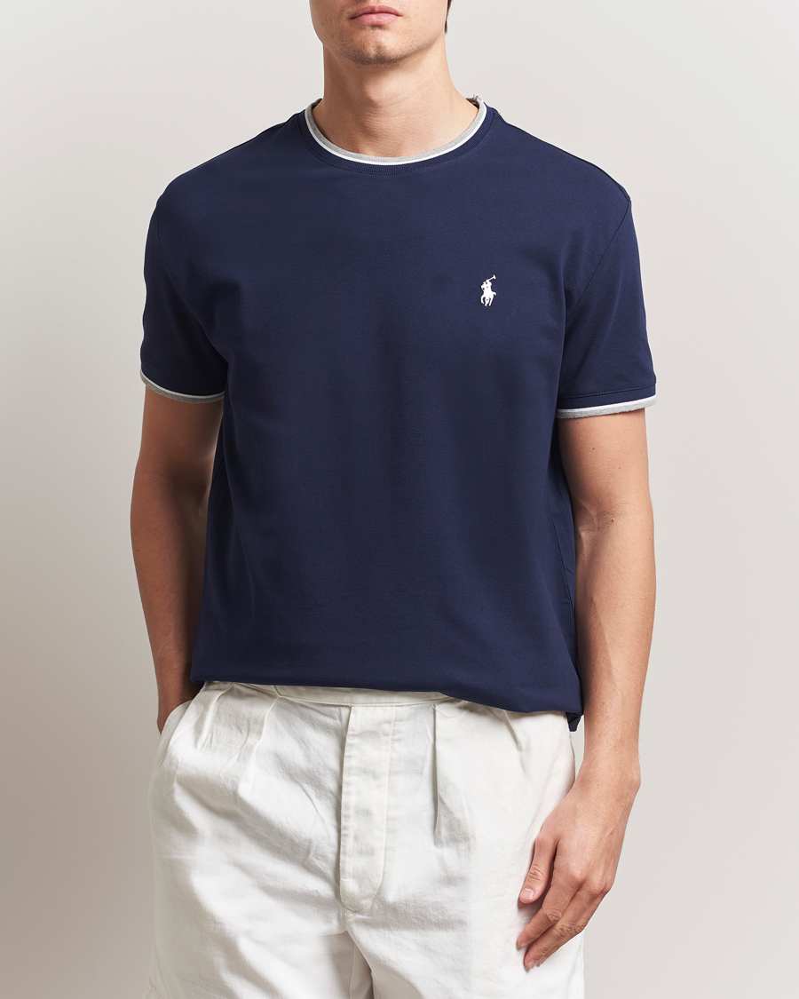 Hombres | Camisetas | Polo Ralph Lauren | Mesh Polo Tee Newport Navy
