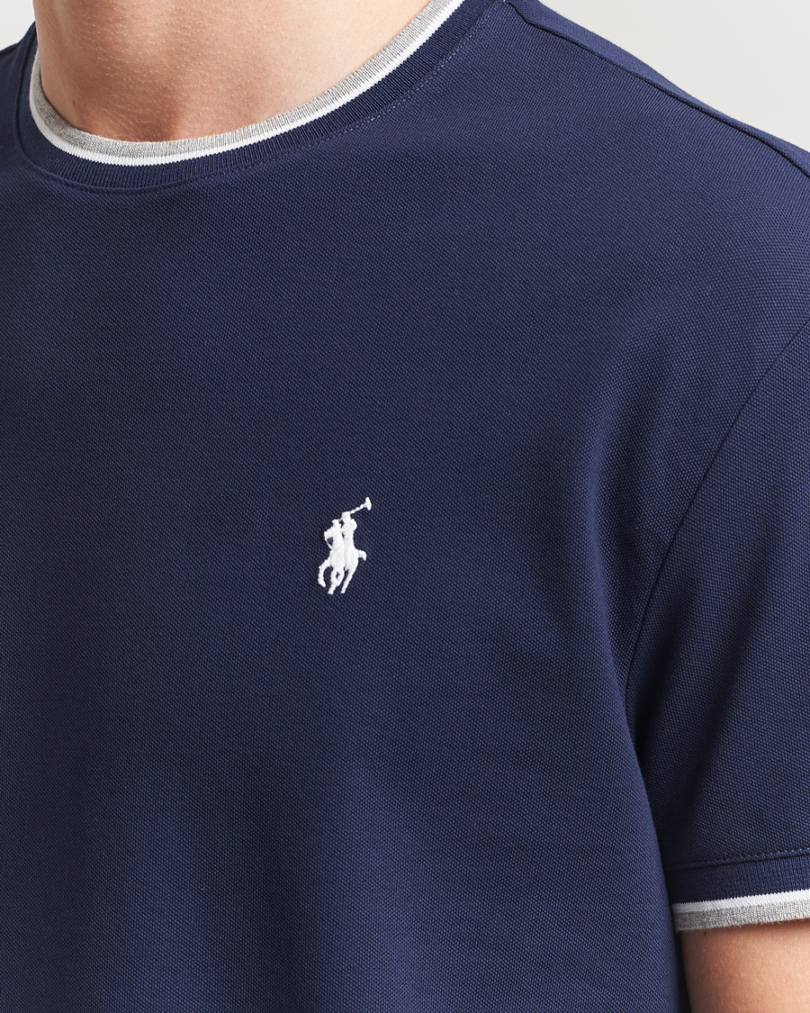 Hombres | Camisetas | Polo Ralph Lauren | Mesh Polo T-Shirt Newport Navy