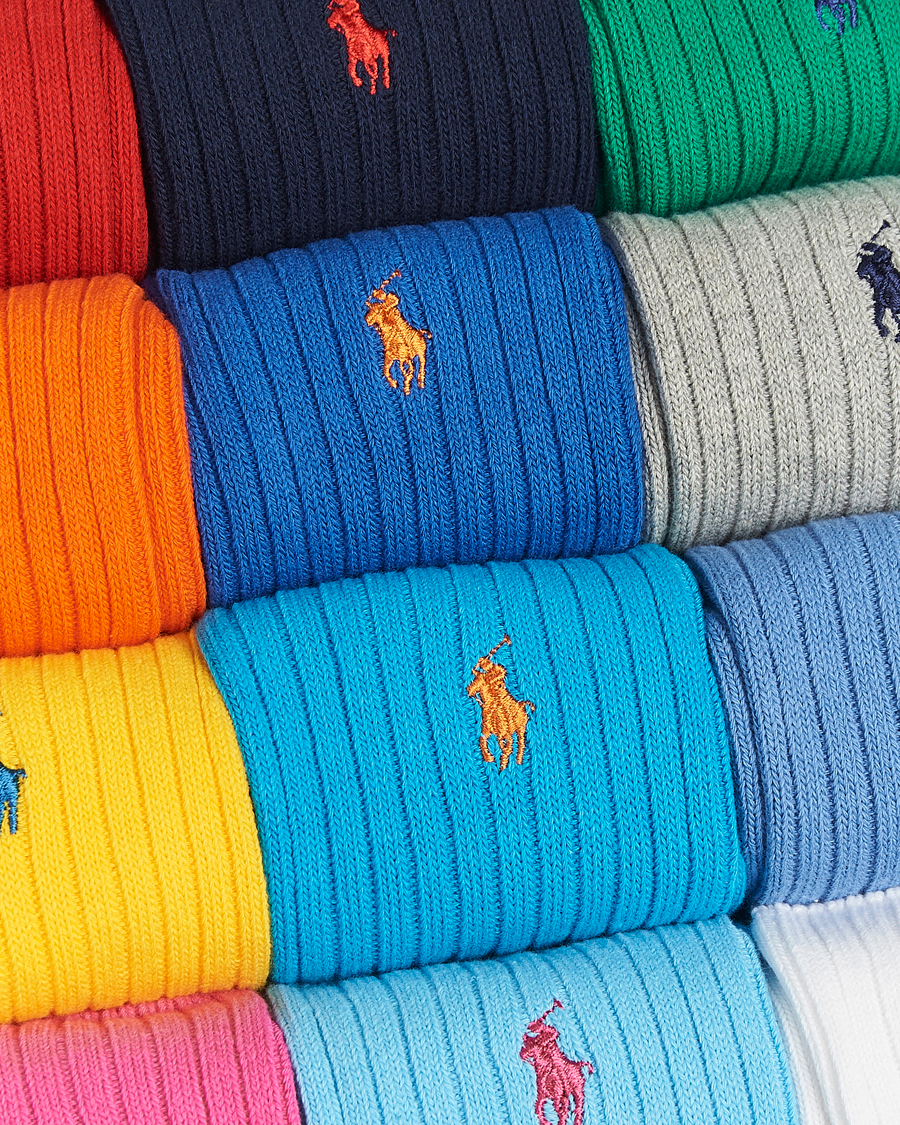 Hombres | Ropa interior y calcetines | Polo Ralph Lauren | 12-Pack Gift Box Cotton Ribbed Socks