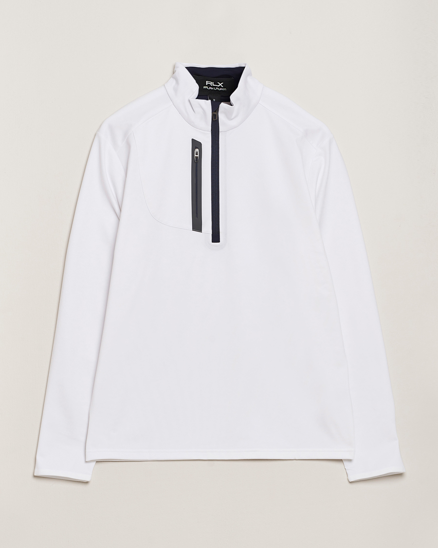 Hombres | Ropa de golf | RLX Ralph Lauren | Luxury Jersey Half Zip Ceramic White
