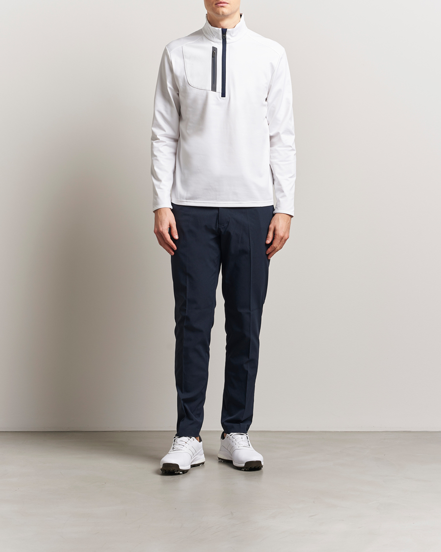 Hombres | Ropa de golf | RLX Ralph Lauren | Luxury Jersey Half Zip Ceramic White