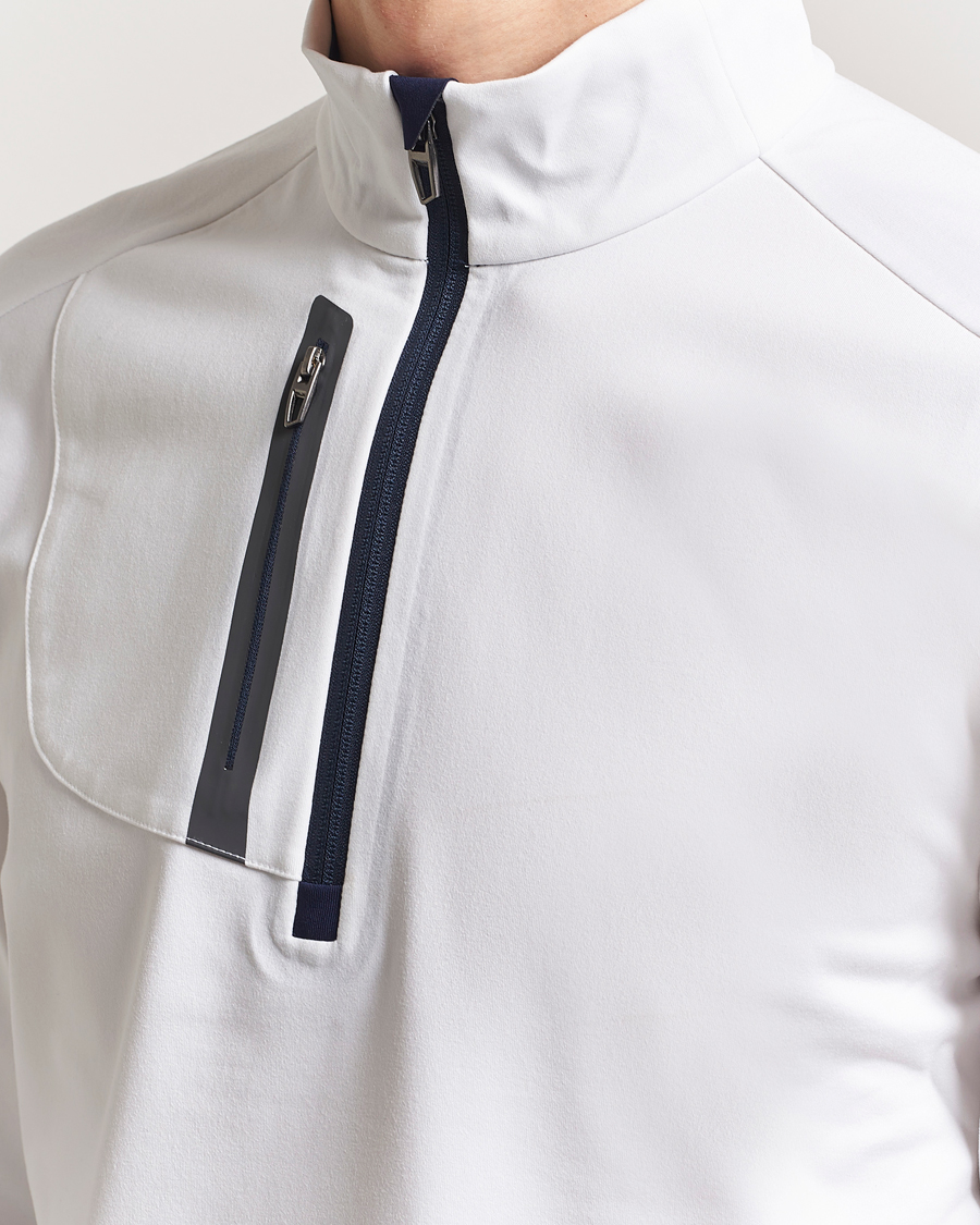 Hombres | Ropa de golf | RLX Ralph Lauren | Luxury Jersey Half Zip Ceramic White