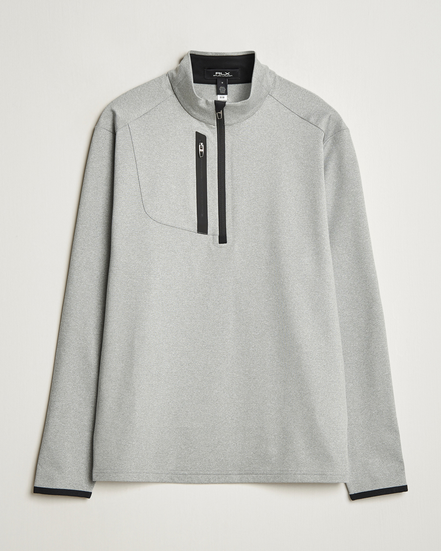 Hombres | Ropa de golf | RLX Ralph Lauren | Luxury Jersey Half Zip Andover Heather
