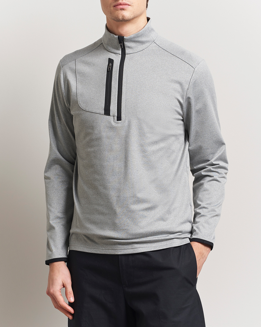 Hombres | Ropa de golf | RLX Ralph Lauren | Luxury Jersey Half Zip Andover Heather