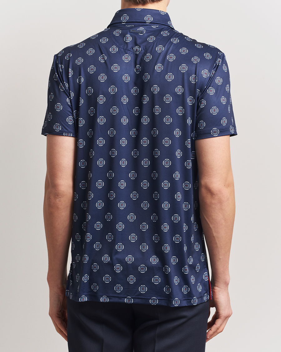 Hombres | Polos | RLX Ralph Lauren | Airflow Active Polo Mini G Golfball/Refined Navy