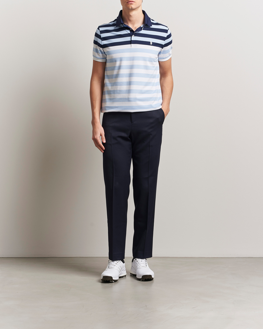 Hombres | Polos | RLX Ralph Lauren | Performance Pique Office Blue Multi