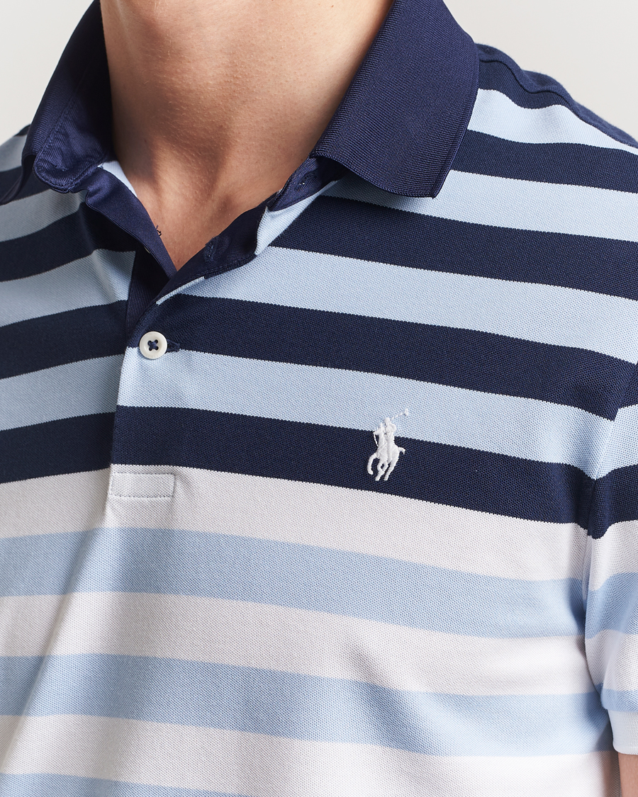 Hombres | Polos | RLX Ralph Lauren | Performance Pique Office Blue Multi