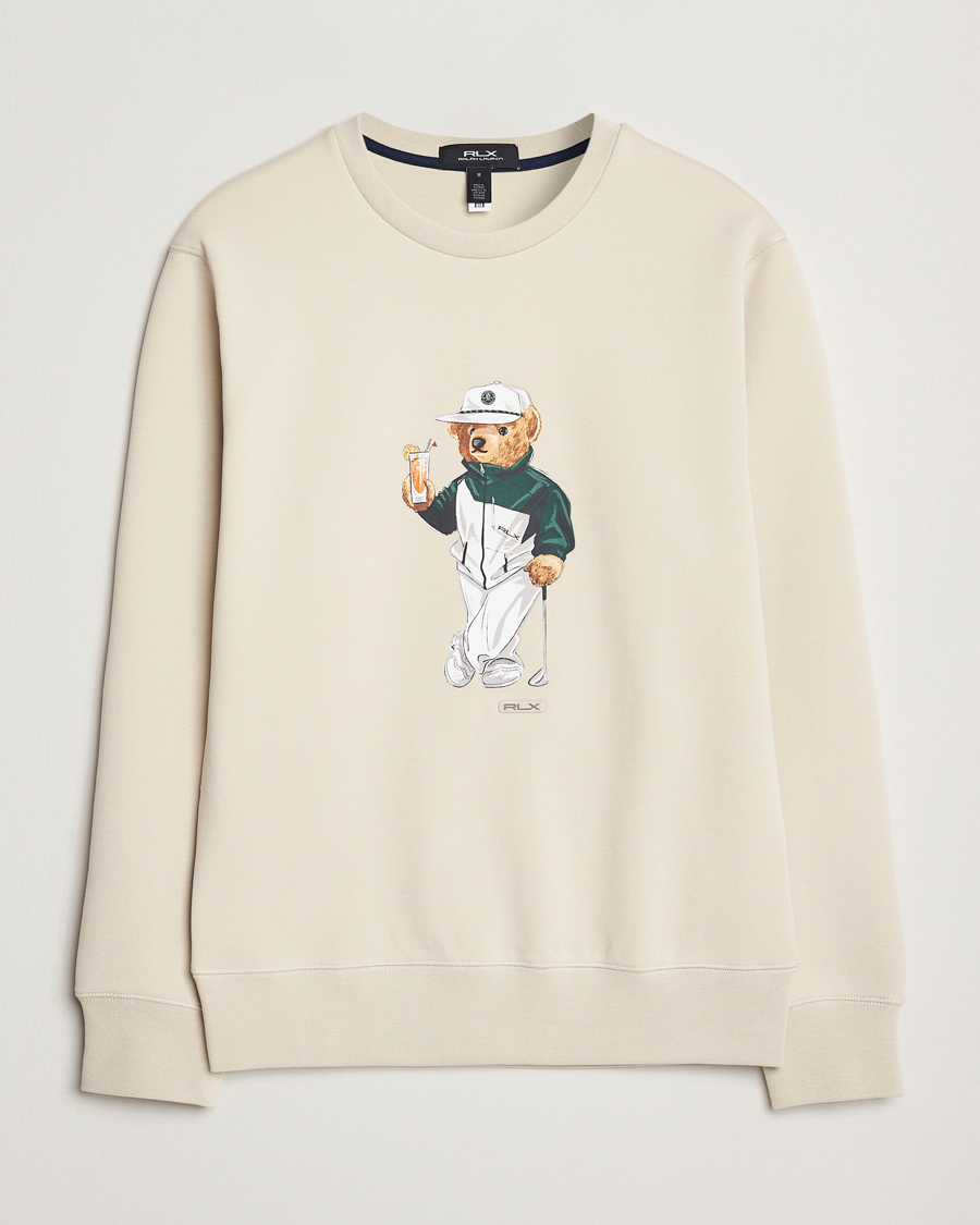 Hombres | Jerséis y prendas de punto | RLX Ralph Lauren | Golf Bear Active Sweatshirt Basic Sand